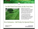 Landscaping Flyers Templates Free Mark S Lawn Care Business Flyer Lawn Care Business