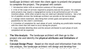Landscaping Scope Of Work Template Company Profile Tw Landscaping