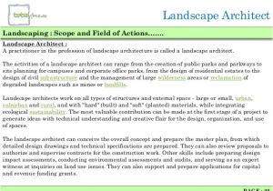 Landscaping Scope Of Work Template Landscaping Architecture