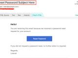 Laravel 5.4 Reset Password Email Template PHP How to Change Reset Password Email Subject In