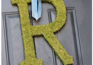 Large Moss Covered Letters Diy Moss Letters Crafting Moss Covered Letters and