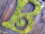 Large Moss Covered Letters Large Moss Covered Letter B Rustic Wedding Sign by