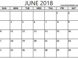 Large Print Calendar Template Free 5 June 2018 Calendar Printable Template source