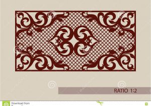 Laser Engraver Templates the Template Pattern for Laser Cutting Decorative Panel