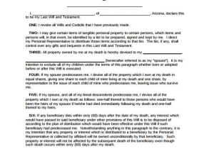 Last Will and Testament Free Template Maryland 8 Sample Last Will and Testament forms Sample Templates