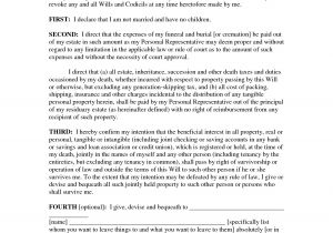 Last Will and Testament Free Template Maryland Best Photos Of Example Of A Will Sample Last Will and