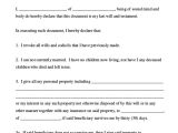 Last Will and Testament Free Template Maryland Last Will and Testament