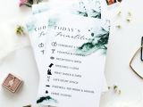 Late Thank You Card Wording Wedding 42 Best Wedding Programs Images In 2020 Colorful Wedding