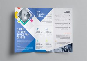 Latest Business Card Design Free Download Neptune Professional Corporate Tri Fold Brochure Template