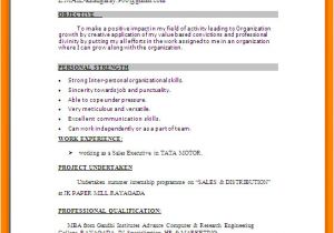 Latest Resume format In Ms Word 8 Cv Samples In Ms Word theorynpractice