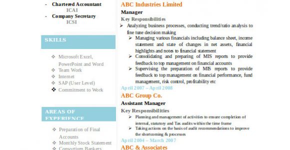 Latest Resume Word format Download Best Resume formats 40 Free Samples Examples format