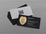 Law Enforcement Business Card Templates Free State Municipal Police Business Cards Kraken Design