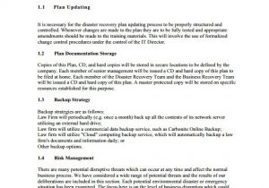 Law Firm Business Plan Template Free Disaster Recovery Disaster Recovery Plan Free Premium