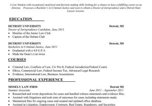 Law Student Resume 1l Resume format Resume format for Law Students