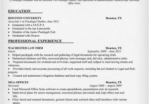 Law Student Resume with No Legal Experience Entry Level Paralegal Resume Sample Resumecompanion Com