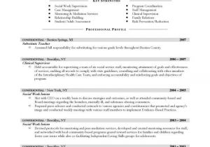 Lcsw Resume Sample social Work Resume Objective Statement
