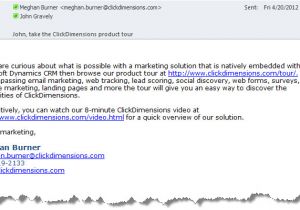 Lead Email Template Web Lead Nurture Program Example Marketing with