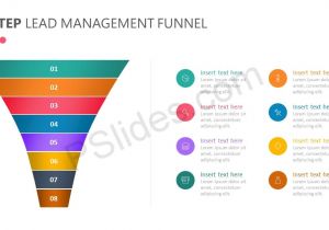 Lead Funnel Template 8 Step Lead Management Funnel Diagram Pslides