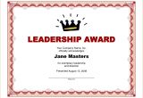 Leadership Certificate Templates Word 8 Award Certificate Template Word Bookletemplate org