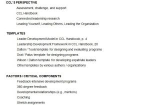 Leadership Development Proposal Template Leadership Development Plan Template 8 Free Word Pdf