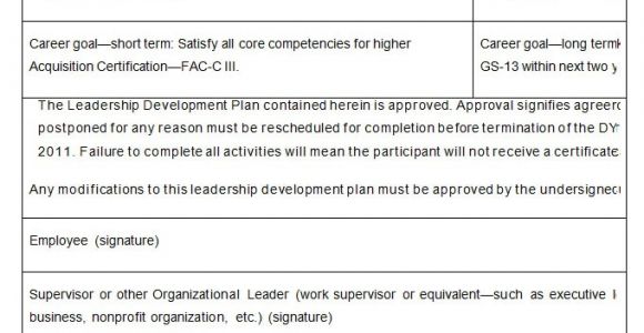 Leadership Development Proposal Template Leadership Development Plan Template 8 Free Word Pdf