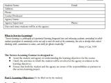 Learning Contracts Template Learning Contract Template 14 Download Free Documents