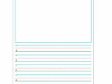 Learning to Write Paper Template Handwriting Paper for Third Grade Writing Prompts Have
