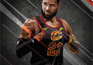 Lebron James Happy Birthday Card Lebron James Cleveland Cavaliers Nba with Images