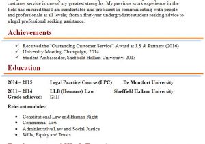 Legal Advisor Resume format Word Leeds University Cv Template