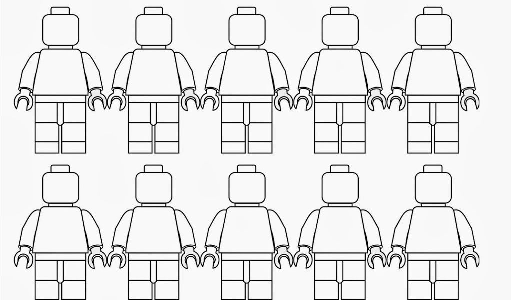 Lego Figure Template 6 Best Images Of Lego Minifigure Printables Lego