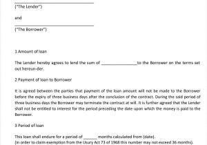 Lending Money to Family Contract Template 40 Free Loan Agreement Templates Word Pdf ᐅ Template Lab