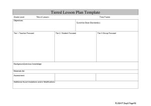 Lesson Plan Template for Differentiated Instruction Differentiated Lesson Plan Template Hunecompany Com