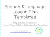 Lesson Plan Template for Speech therapy August 2014 Sparklle Slp