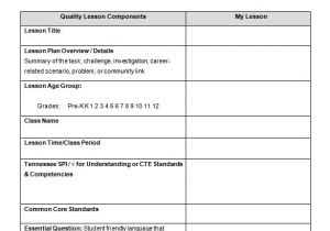 Lesson Plan Template Using Common Core Standards Search Results for Sample Common Core Lesson Plan