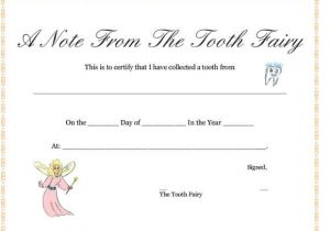 Letter From the tooth Fairy Template 37 tooth Fairy Certificates Letter Templates Printable
