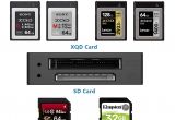 Lexar Xqd Card 64gb 2933x Professional Xqd Sd Kartenlesegerat Usb 3 0 Xqd Kartenleser Mit Paraller Auslesungsfunktion Fur Sd sony G Und M Serie Lexar Xqd Karten