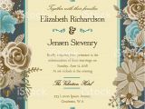 Library Card Invitation Template Free A Wedding Invitation Template Adorned with Floral Elements