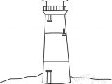 Lighthouse Template Craft Lighthouse Coloring Page
