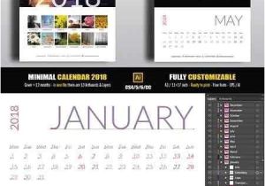 Lightroom Calendar Templates 2018 1706080 Minimal Calendar 2018 1738412 Free Psd Download