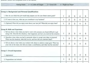 Likert Scale Evaluation Template Best Photos Of Interview Template Word Interview