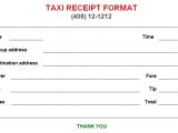 Limo Receipt Template Taxi Receipt Template Make Your Taxi Receipts Easily