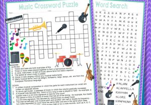 Line On Many A Business Card Crossword Music Activities Crossword Puzzle and Word Search Find