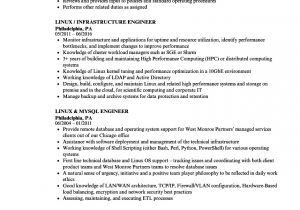 Linux Engineer Resume Engineer Linux Resume Samples Velvet Jobs