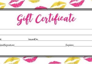 Lipsense Gift Certificate Template Free Gold Lips Lips Hot Pink Lipsense Pink Lips Blank
