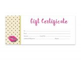 Lipsense Gift Certificate Template Free Lips Lipsense Pink Lips Blank Gift Certificate Download