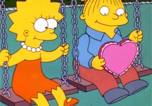 Lisa Simpson Valentine Card to Ralph the Simpsons Couples
