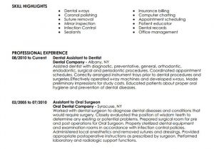 List Of Basic Office Skills for Resume Dental assistant Resume Template Resume formats Dental