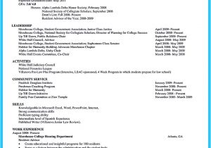 List Of Skills for Student Resume Best Current College Student Resume with No Experience