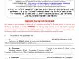 Live In Caregiver Contract Template What Constitutes A Legal Contract