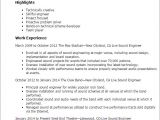 Live sound Engineer Resume Professional Live sound Engineer Templates to Showcase